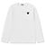Comme Des Garcons Maglietta a maniche lunghe con patch a cuore nero