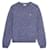 Céline Crewneck-Pullover aus Wolle und Kaschmir Blau