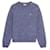 Céline Crewneck-Pullover aus Wolle und Kaschmir Blau - Ansicht 4