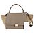 Céline Bolsa Tote e Bolsa de Ombro Trapézio em Couro de Dois Tons Multicor