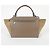 Céline Bolsa Tote e Bolsa de Ombro Trapézio em Couro de Dois Tons Multicor - vista 5