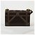 Dior Borsa a tracolla in pelle marrone scuro con borchie a forma di lama - vista 2
