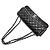Chanel Borsa baguette in agnello con bordo a catena Nero - vista 4