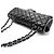 Chanel Borsa baguette in agnello con bordo a catena Nero - vista 6