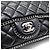 Chanel Borsa baguette in agnello con bordo a catena Nero - vista 8
