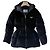 Prada Steppjacke aus schwarzem Samt