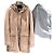 Brunello Cucinelli Brauner Shearling-Mantel aus Lammfell