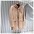Brunello Cucinelli Brauner Shearling-Mantel aus Lammfell - Ansicht 3