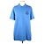 Moncler PK Kurzarm-T-Shirt Blau
