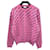 Balenciaga Oversized Wollpullover mit Mini-Logo (Oversized) Pink  - Ansicht 1