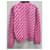 Balenciaga Oversized Wollpullover mit Mini-Logo (Oversized) Pink  - Ansicht 6