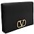 Valentino Clutch con patta con logo Nero - vista 3