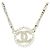 Chanel Collana con decorazione logo D'oro