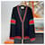 Gucci Oversized Strickjacke mit Zopfmuster Mehrfarben  - Ansicht 2