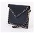 Valentino Clutch a bustina Rockstud nera Nero - vista 2