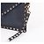 Valentino Clutch a bustina Rockstud nera Nero - vista 3