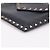 Valentino Clutch a bustina Rockstud nera Nero - vista 6