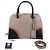 Prada Grauer zweifarbiger Tote und Schultertasche