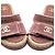 Chanel Espadrille in velluto con chiusura a velcro Rosso - vista 4