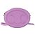 16 Céline Borsa a tracolla Curve Triope Oval Pulse in pelle liscia viola Porpora - vista 3