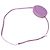 16 Céline Borsa a tracolla Curve Triope Oval Pulse in pelle liscia viola Porpora - vista 4