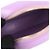 16 Céline Borsa a tracolla Curve Triope Oval Pulse in pelle liscia viola Porpora - vista 7