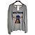 Gucci Grauer Hollywood UFO bestickter Sweatshirt Braun