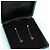 Elsa Peretti Tiffany & Co Orecchini Open Heart in diamanti Pink Rose Gold By The Yard Rosa - vista 3