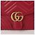 Gucci Borsa Tote con Manico Superiore e Borsa a Spalla GG Marmont in Pelle Rossa - vista 2