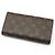 Louis Vuitton Monogram Sarah Trunk Lock Long Wallet Braun - Ansicht 4