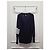 Thom Browne Asymmetrischer V-Ausschnitt Baumwoll-Cardigan in Navy Blau - Ansicht 4
