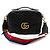 Gucci Borsa a mano e a tracolla GG Marmont matelassé nera Nero