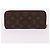 Louis Vuitton Langer Geldbeutel Clemence Monogram Gelb - Ansicht 4
