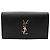 Saint Laurent Clutch Black Caviar Gold Monogram Nero