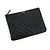 Chanel Caviar Silver Boy Clutch New Medium Schwarz