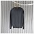 Loro Piana Baby Kaschmir Rundhals Strickpullover Grau Braun - Ansicht 8