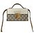 Gucci Borsa a Spalla Supreme Padlock Bianco