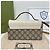 Gucci Borsa a Spalla Supreme Padlock Bianco - vista 7