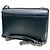 Saint Laurent Borsa a tracolla e crossbody YSL in pelle Dark Grey Sunset con monogramma e catena argentata Marrone - vista 7