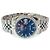 Rolex Orologio nascosto da uomo Datejust Bracciale Jubilee Blu - vista 2