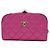 Chanel Mini borsa a tracolla con catena in agnello Rosa