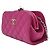 Chanel Mini borsa a tracolla con catena in agnello Rosa - vista 2