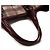 Burberry Borsa Shopper Nova Check Heart Rosso - vista 5