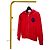 Felpa con cappuccio Moncler Big Logo Kids Rossa Rosso