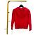 Felpa con cappuccio Moncler Big Logo Kids Rossa Rosso - vista 2