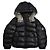 Moncler Blouson matelassé en duvet d'oie noir pour enfants, âge Marron