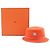 Hermès Bucket Hat Animaux Nattes Rosso - vista 2