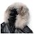 Doudoune Moncler Kids à capuche en fourrure Noir - vue 11