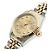Rolex Orologio Datejust da donna con quadrante in oro champagne e diamanti, combinato, con garanzia D'oro - vista 11