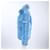 Off White Samt-Pullover Blau  - Ansicht 2